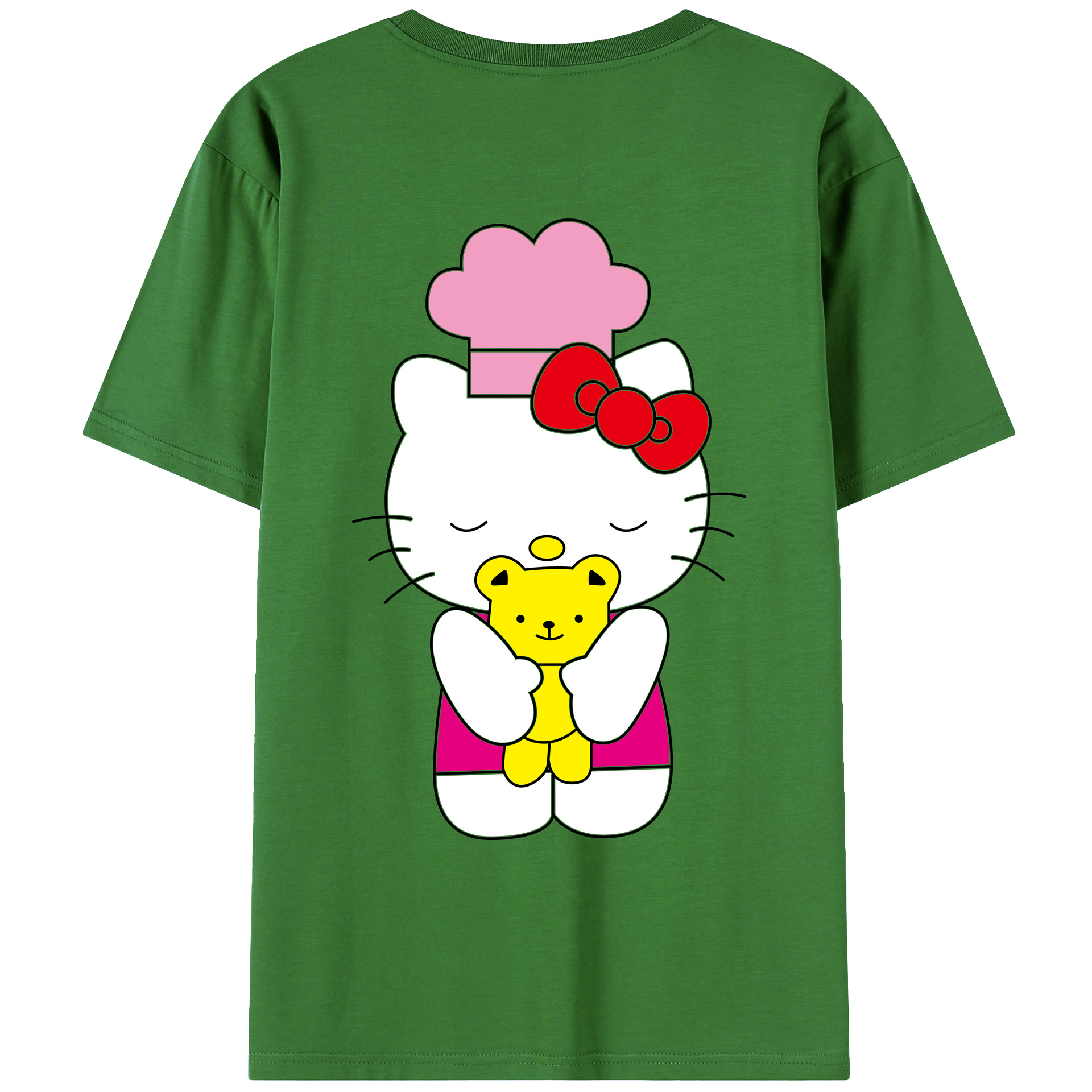 （画像用） Hello Kitty ハローキティ レディース半袖Tシャツ(バックプリント)